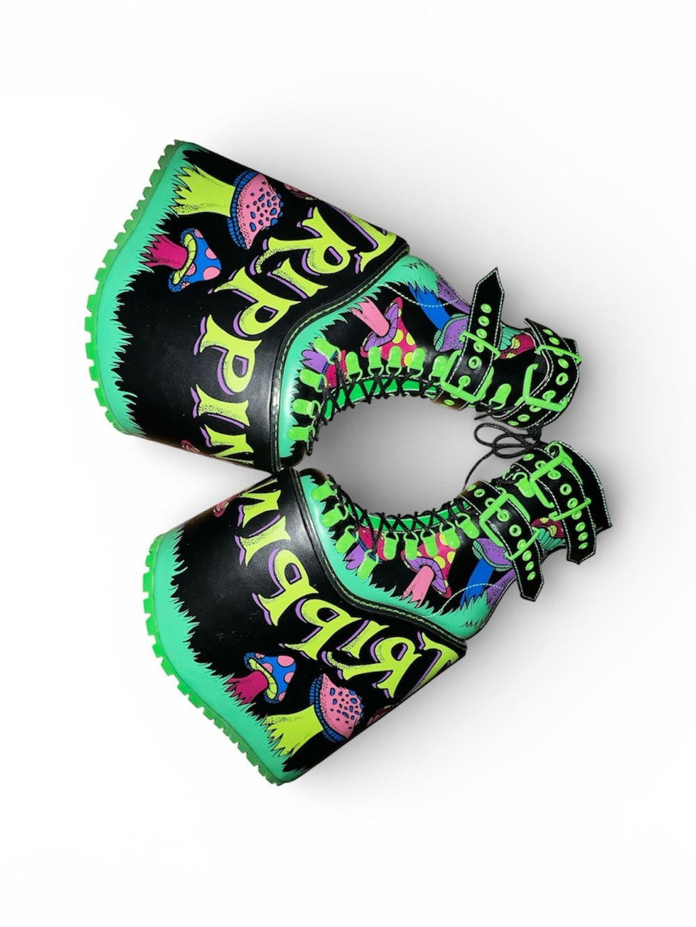 Dollskill-Current Mood TRIPPIN boots RARE size 5